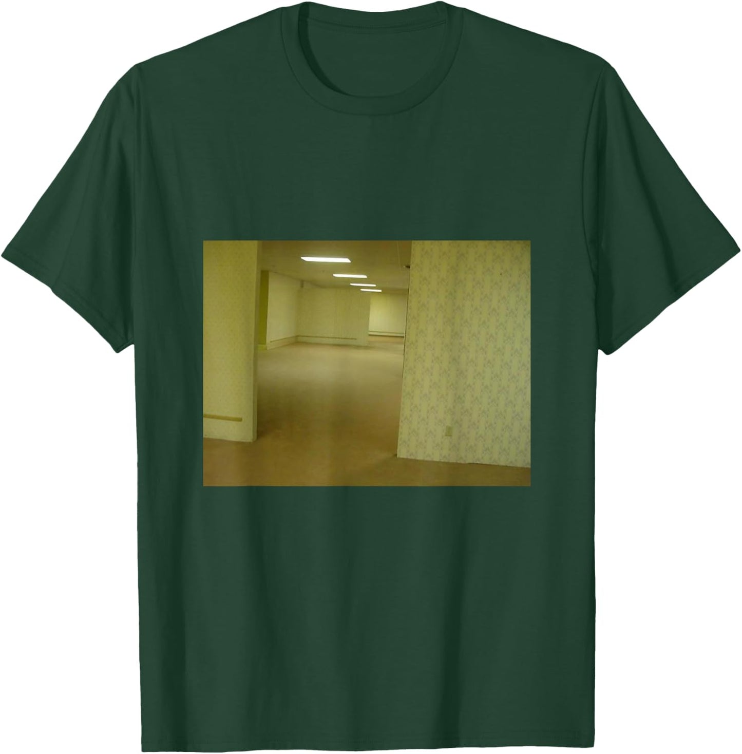 Welcome to The Backrooms Creepypasta Meme T-Shirt - T-Shirt | Forest