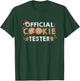 Official Cookie Tester - Christmas Cookies T-Shirt - T-Shirt | Forest