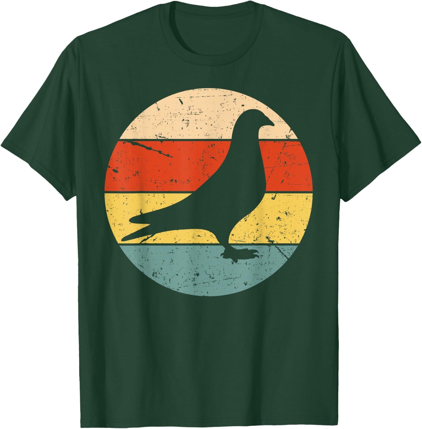 Cool Pigeon Women Pigeon Racing Homing Vintage 80s T-Shirt - T-Shirt | Forest