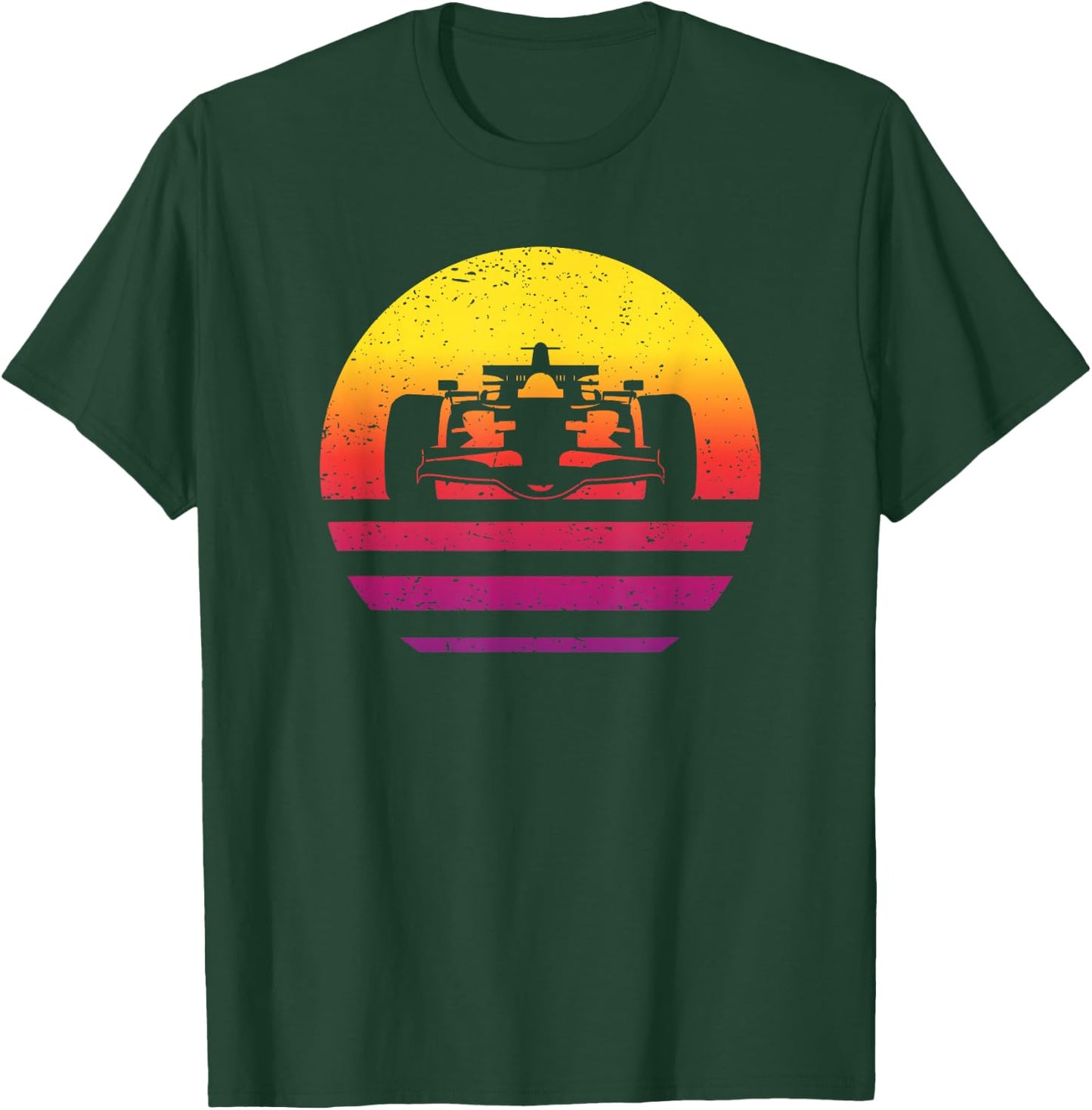 Racing Car Retro Style Vintage T-Shirt - T-Shirt | Forest