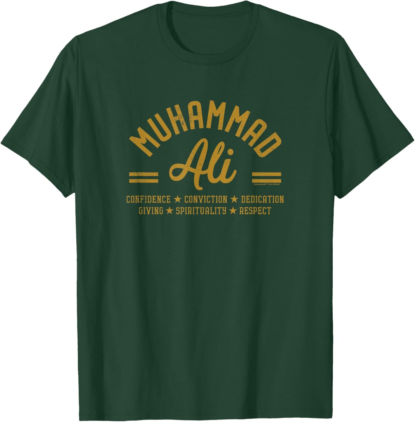 Muhammad Ali - Principles T-Shirt - T-Shirt | Forest