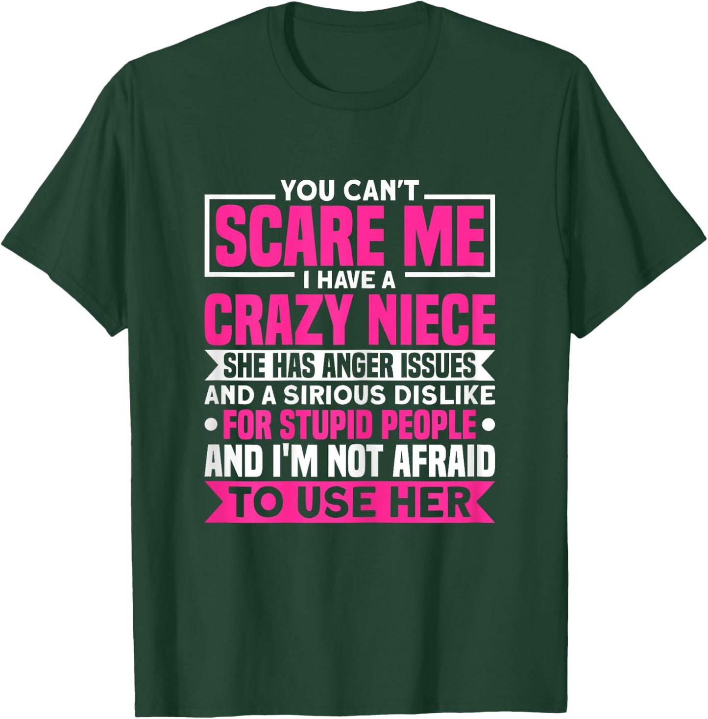 Tantchen Ich habe eine verrückte Niece T-Shirt - T-Shirt | Forest