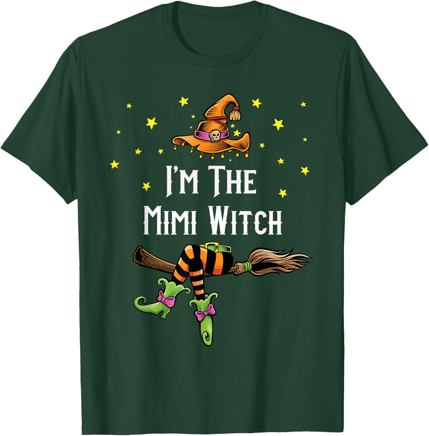 Im the Mimi Witch Halloween Matching Group Costume T-Shirt - T-Shirt | Forest