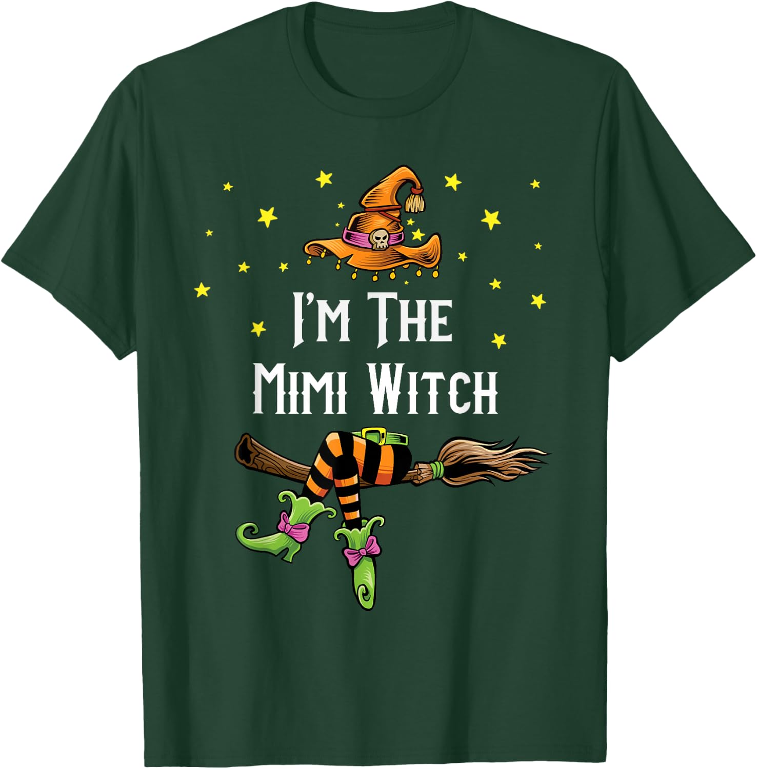 Im the Mimi Witch Halloween Matching Group Costume T-Shirt - T-Shirt | Forest
