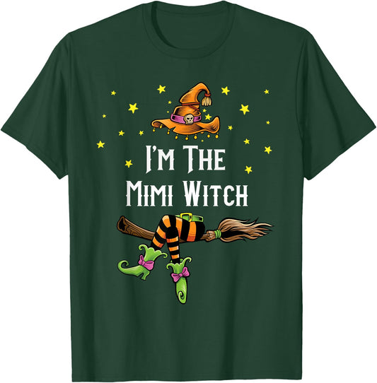 Im the Mimi Witch Halloween Matching Group Costume T-Shirt - T-Shirt | Forest