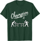 Champion of table tennis - table tennis player and ping pong T-Shirt - T-Shirt | Forest