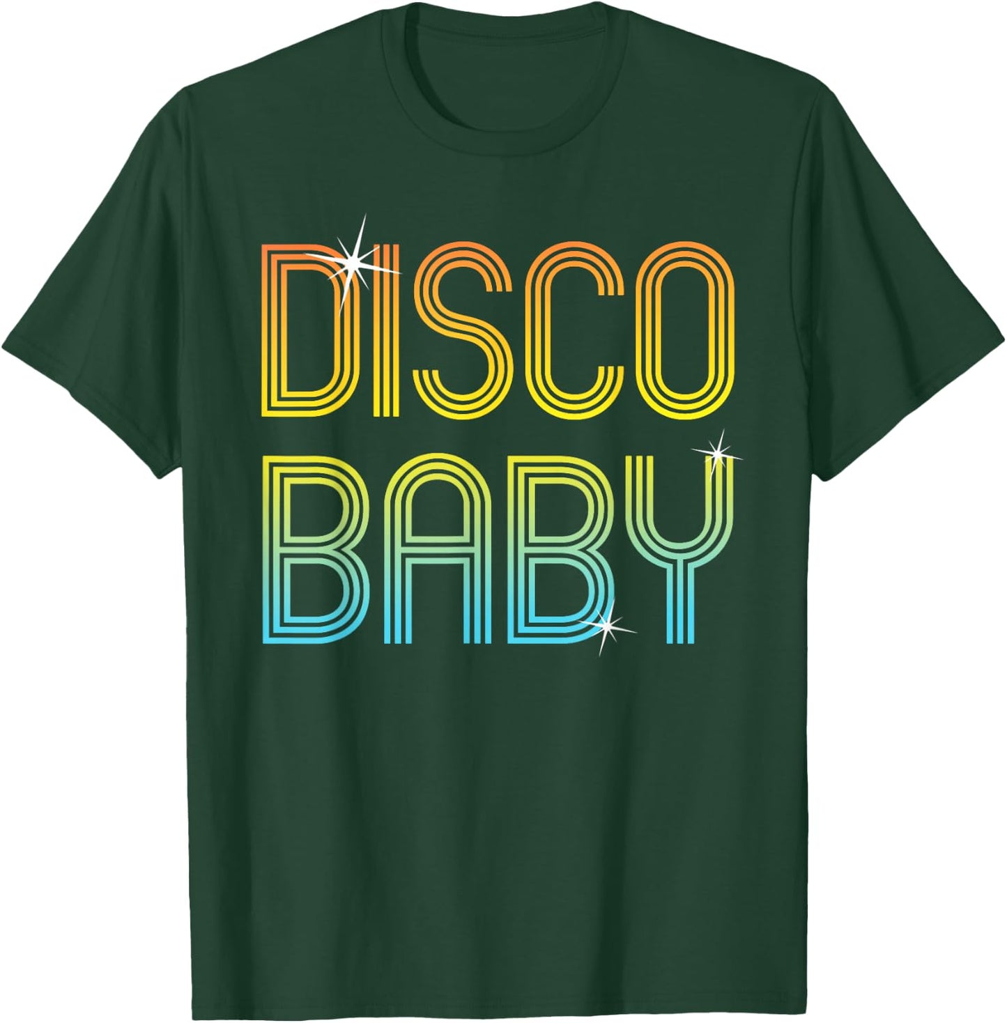 Vintage Retro Disco Baby 70s 80s Family Party Dance Theme T-Shirt - T-Shirt | Forest
