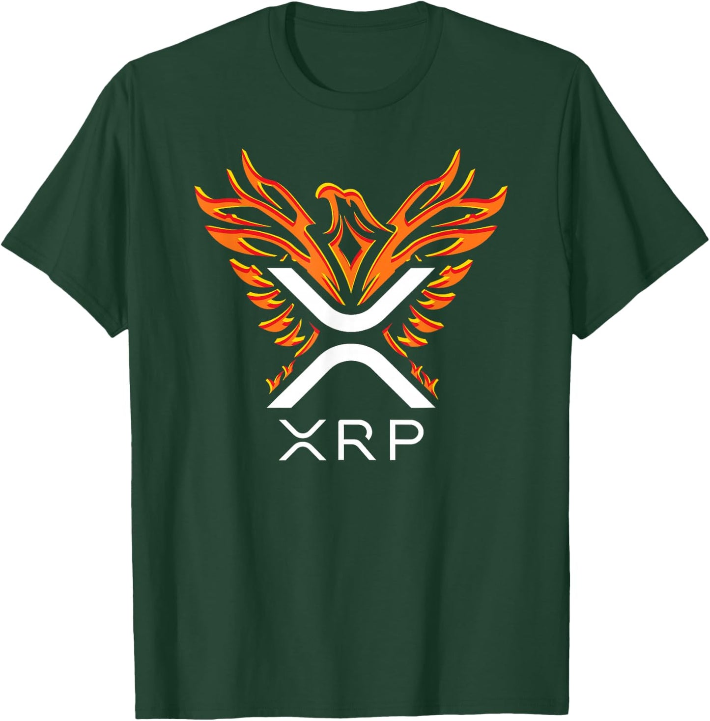 XRP Crypto - XRP Logo Phoenix - XRP Cryptocurrency - XRP T-Shirt - T-Shirt | Forest