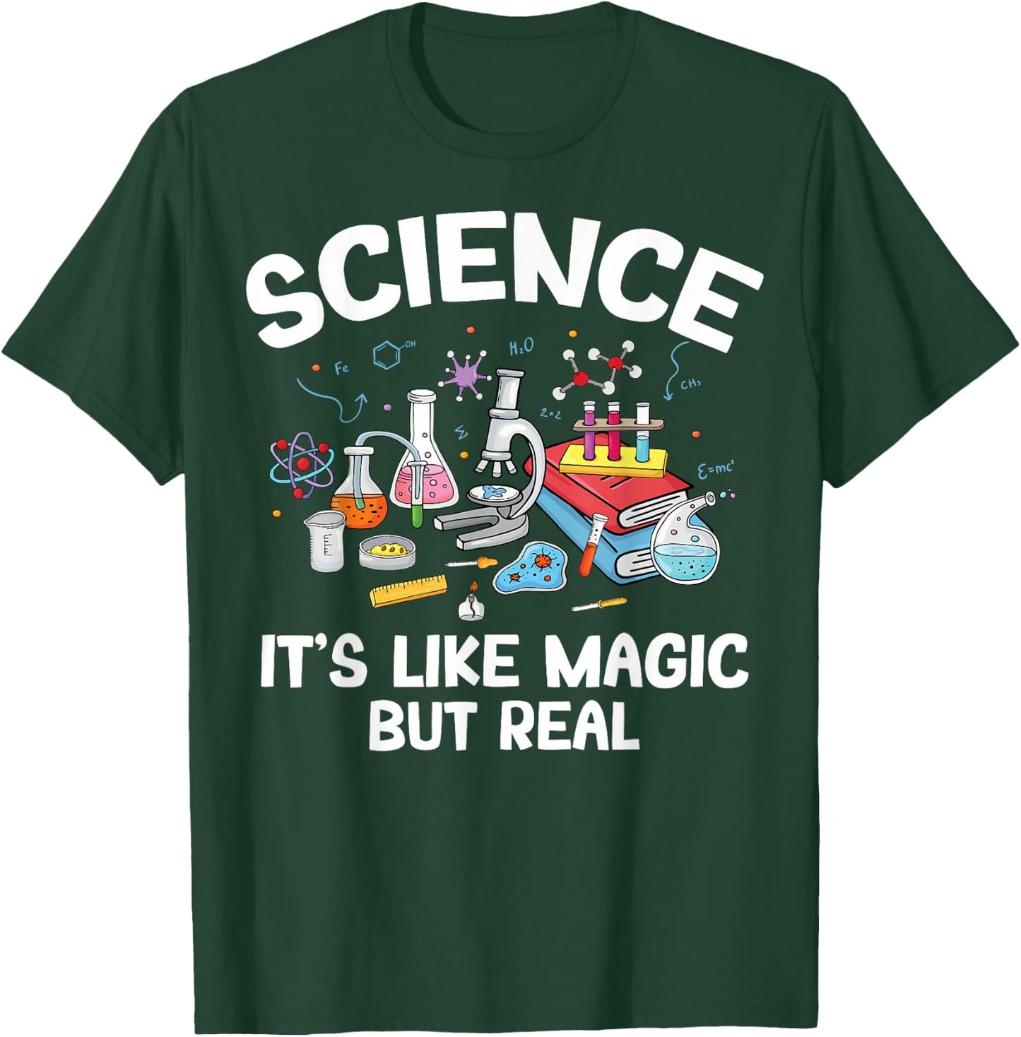 Biology Teachers Science It's Like Magic But Real Men Women Kids T-Shirt - T-Shirt | Forest