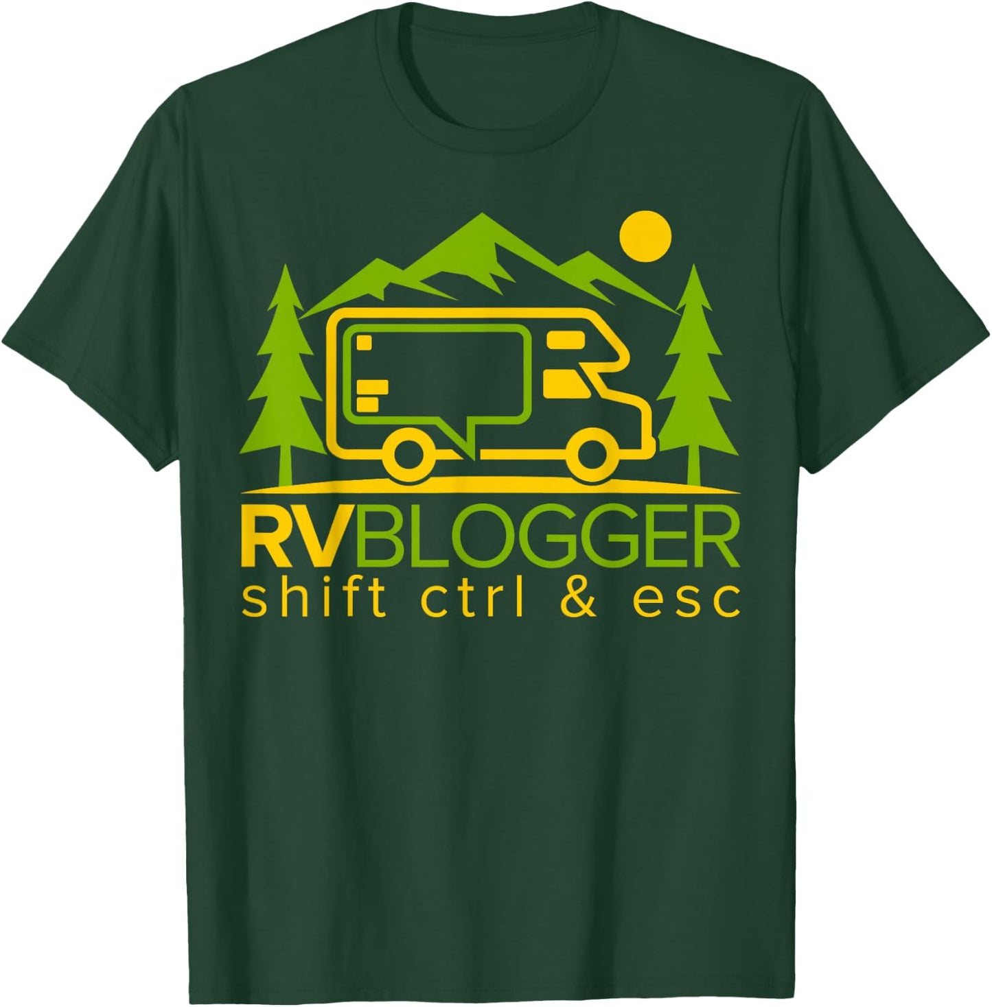 RVBlogger Logo T-Shirt - T-Shirt | Forest