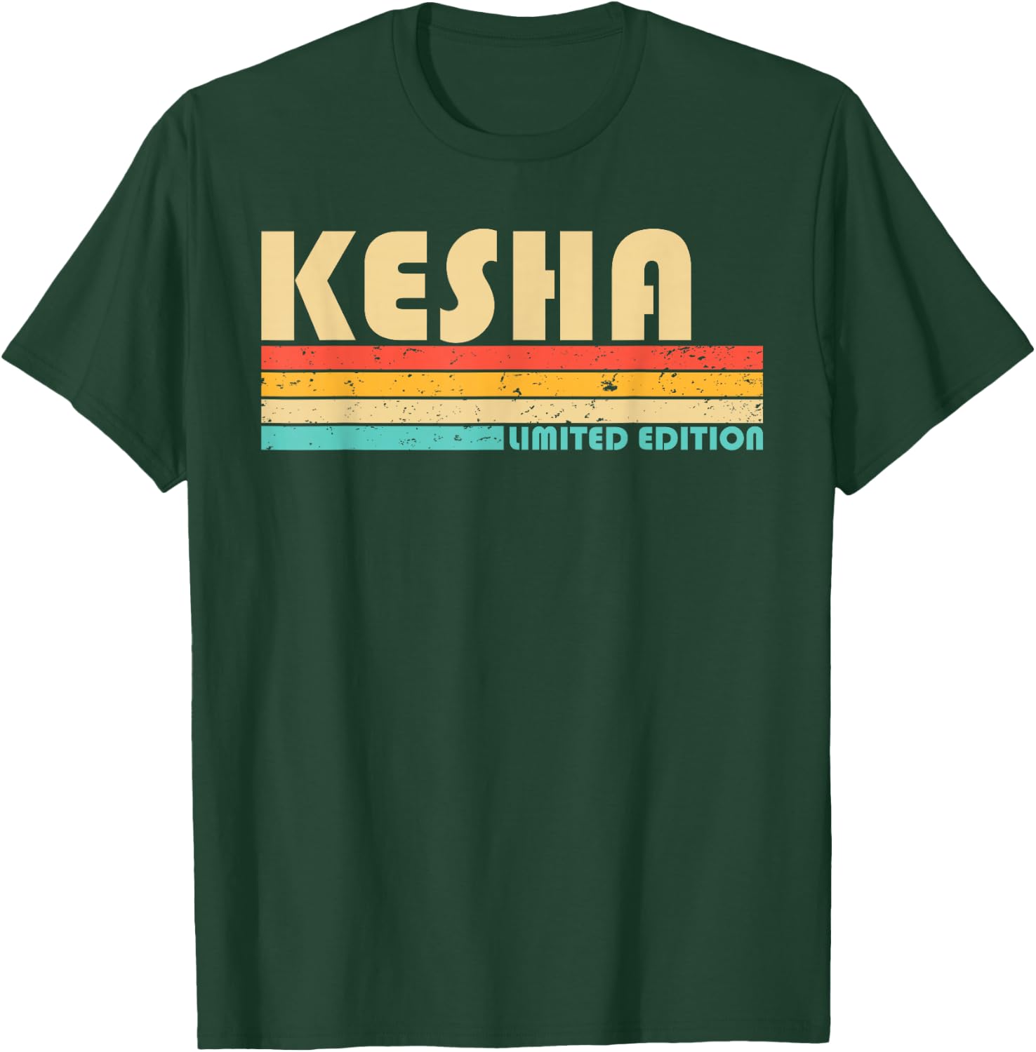 Kesha Name Personalized Retro Vintage 80s 90s Birthday T-Shirt - T-Shirt | Forest