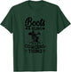 Cowgirl Boots and Hat Graphic Women Girls Cowgirl Western T-Shirt - T-Shirt | Forest