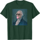Funny George Sticking Tongue Out and Wearing Glasses T-Shirt - T-Shirt | Forest