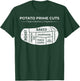 Potato Prime Cuts Funny Vegan Gift T-Shirt - T-Shirt | Forest