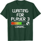 Expectant Dad To Be Gamer Pregnancy Announcement Player 3 T-Shirt - T-Shirt | Forest