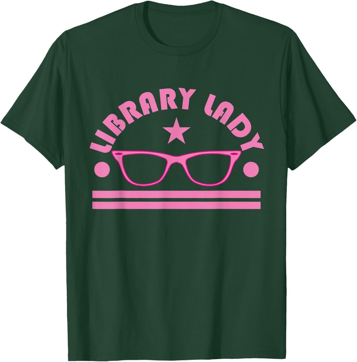 Funny Library Lady Bookworm Book nerd Gift T-Shirt - T-Shirt | Forest
