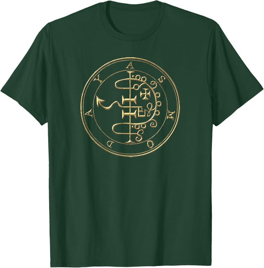 Asmodai Asmodeus Sigil King Solomon 72 Demon Goetia T-Shirt - T-Shirt | Forest