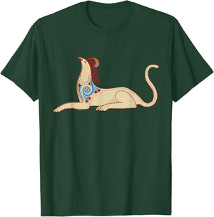 Minoan Griffin from the Knossos Throne Room Fresco T-Shirt - T-Shirt | Forest