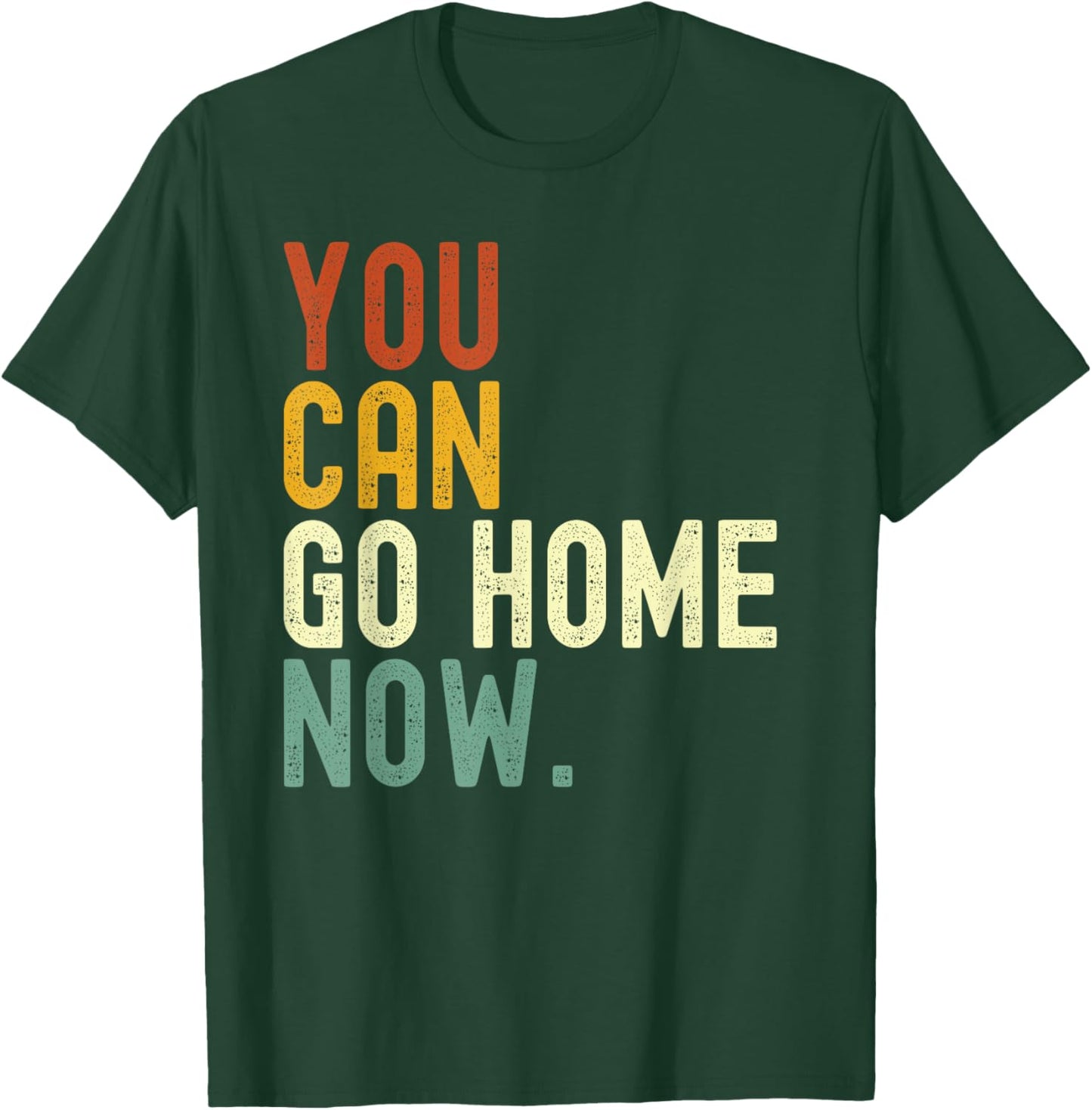 Retro vintage style You can go home now T-Shirt - T-Shirt | Forest