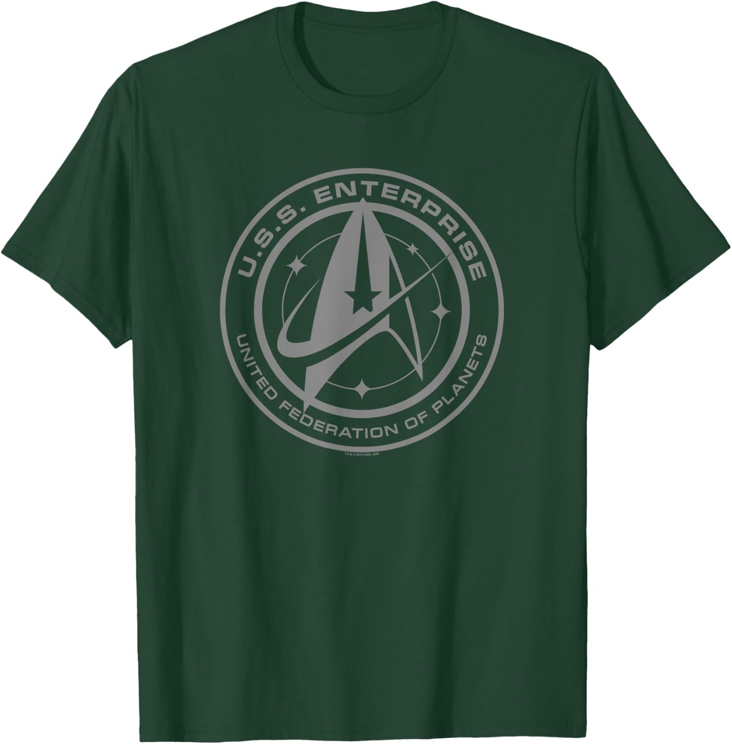 Star Trek: Discovery Enterprise Crest T-Shirt - T-Shirt | Forest
