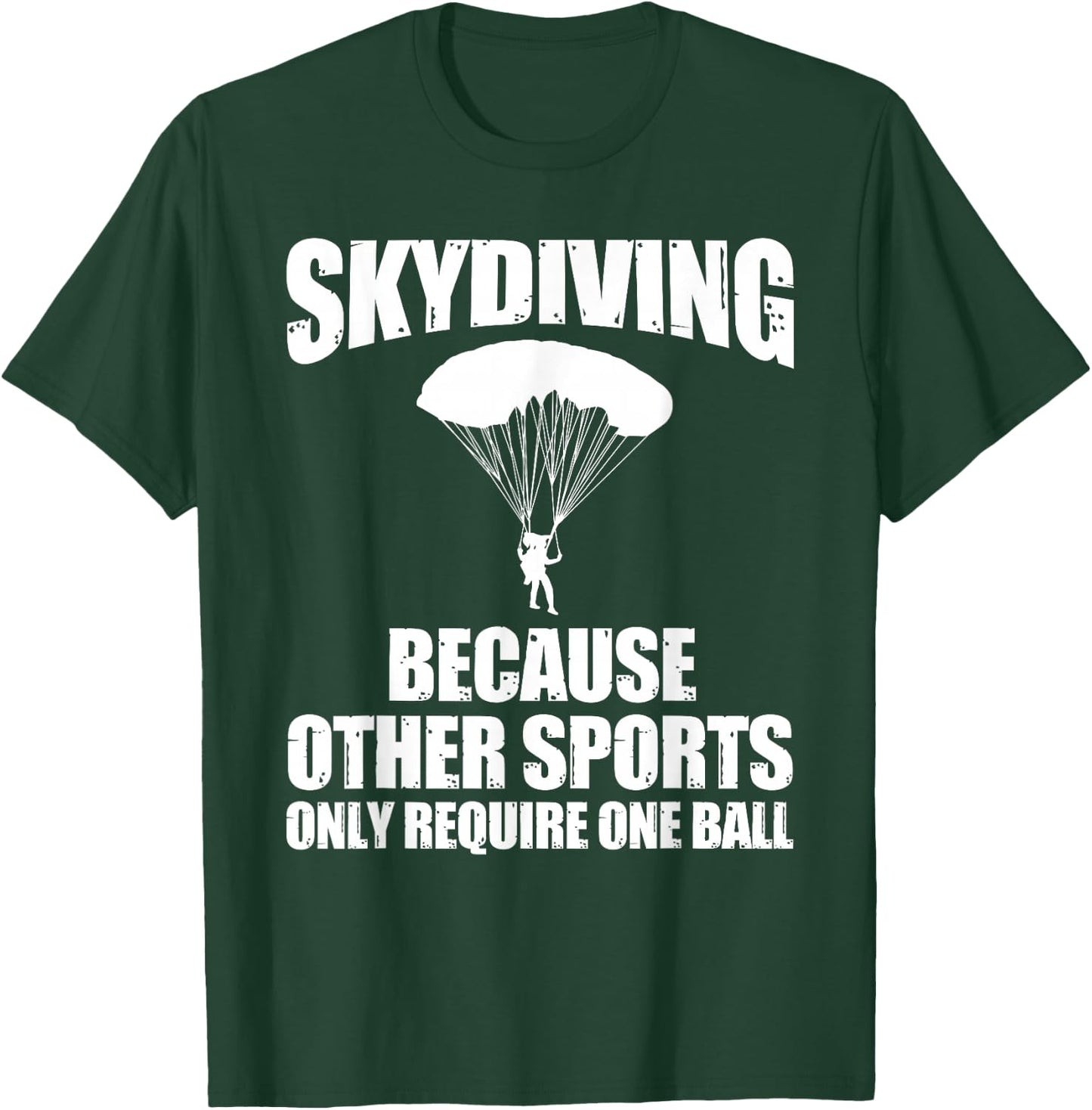 Cool Skydiving Art Women Skydive Parachute Skydiver T-Shirt - T-Shirt | Forest