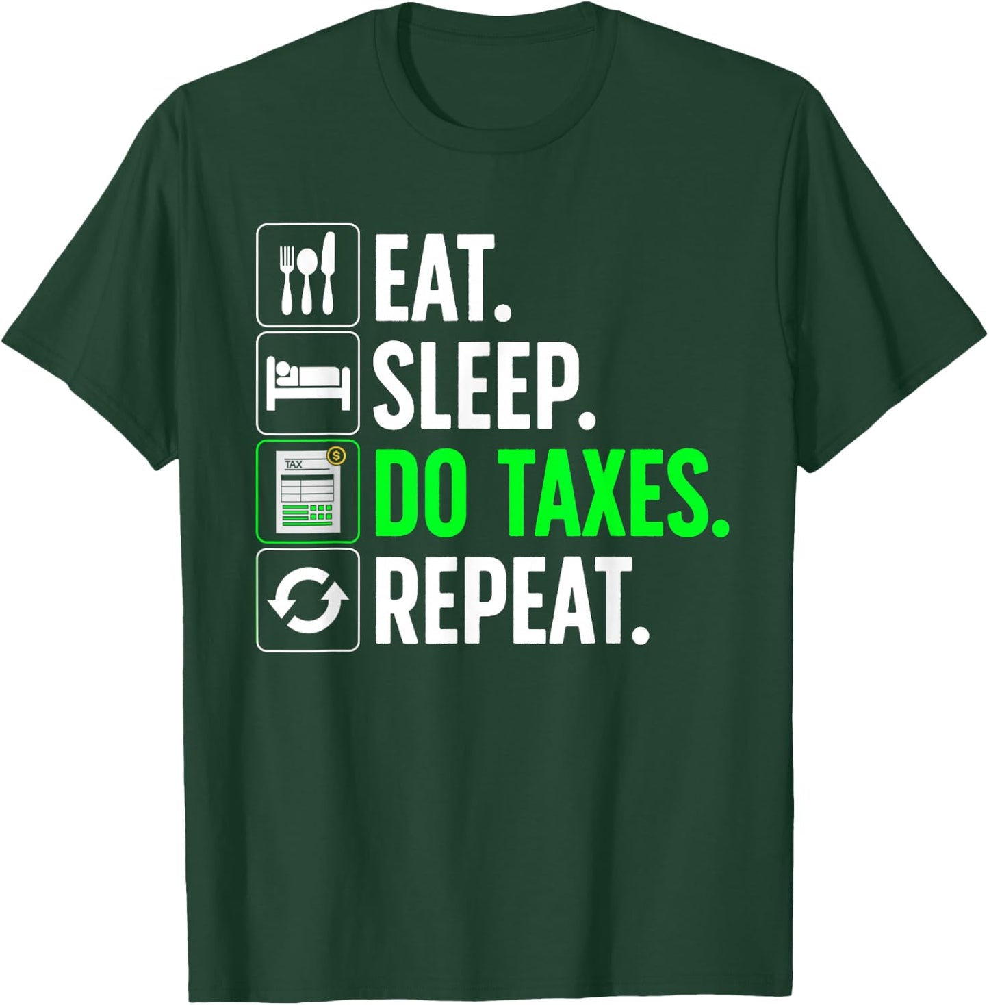 Cute Accountant Design Women Accountant Accounting T-Shirt - T-Shirt | Forest