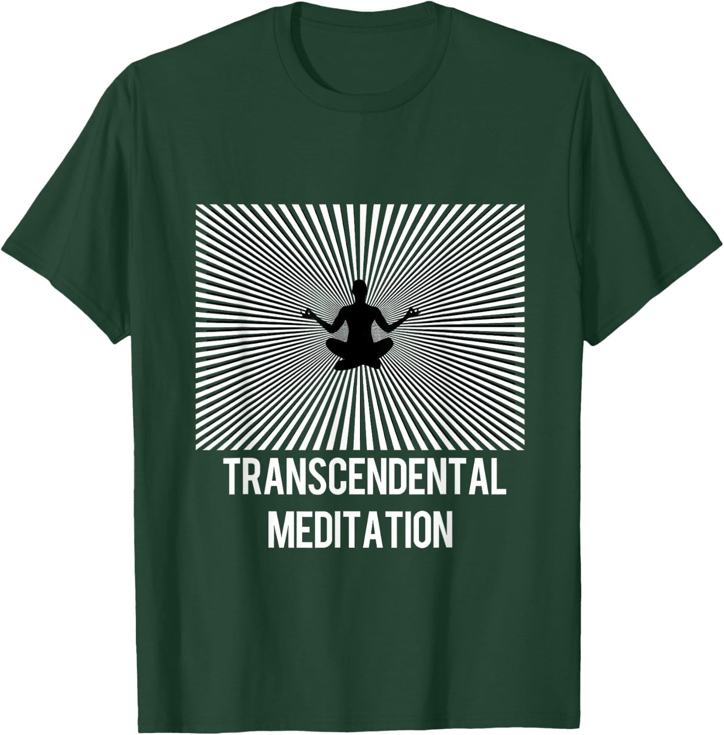 Transcendental Meditation - TM Yoga Mantra Energy Rays T-Shirt - T-Shirt | Forest