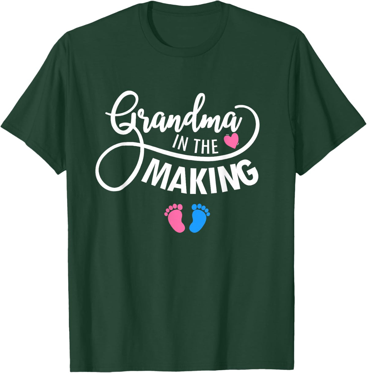 Grandma In The Making Pregnancy Announcement Grandma To Be T-Shirt - T-Shirt | Forest