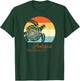 Antigua, West Indies Vintage Retro Sea Turtle Vacation T-Shirt - T-Shirt | Forest