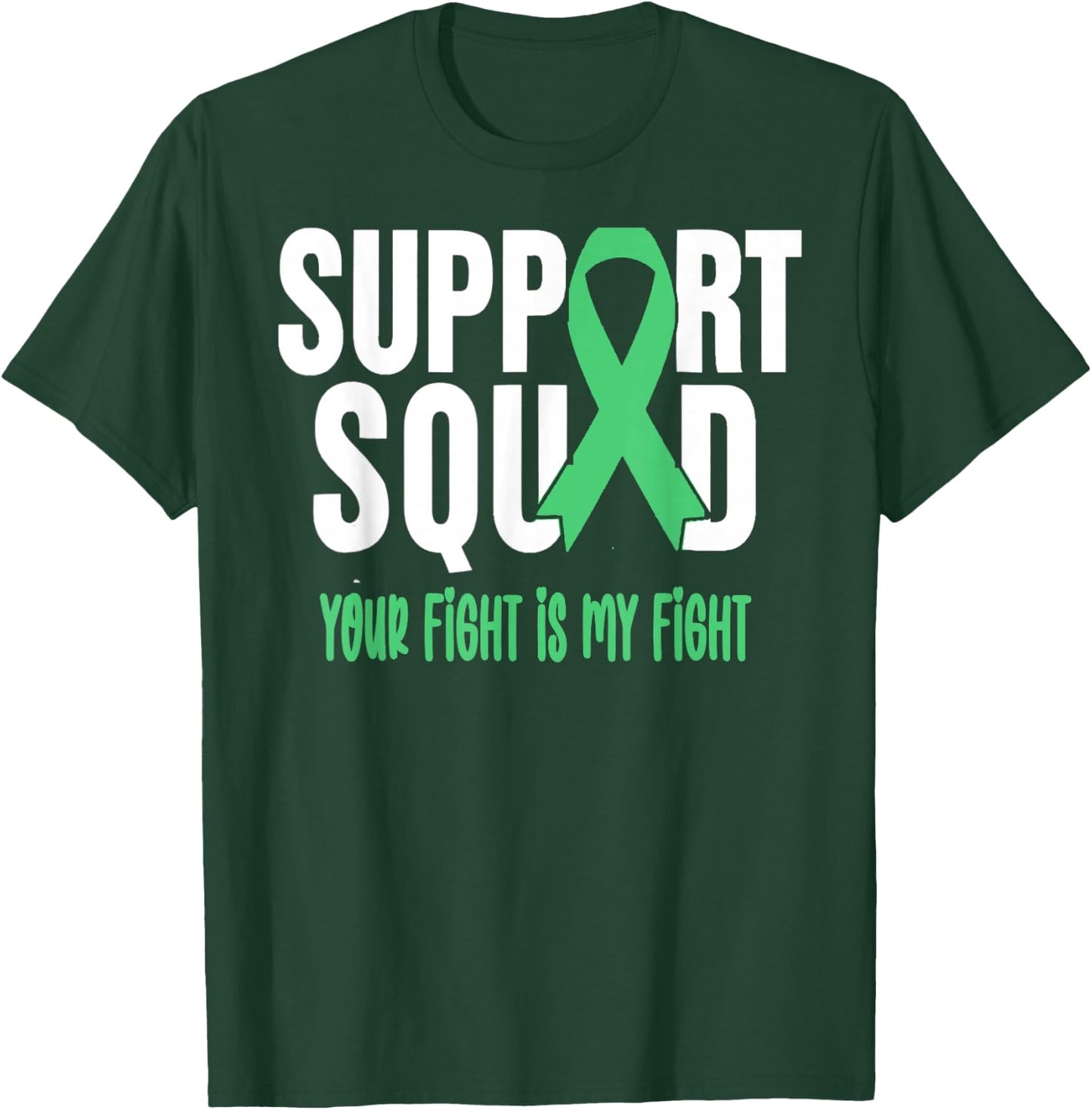 Liver Cancer Support Squad Liver Cancer Awareness T-Shirt - T-Shirt | Forest
