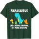 Nanasaurus Like A Normal Grandma But More Awesome Dinosaur T-Shirt - T-Shirt | Forest
