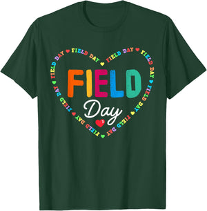 Field Day Squad 2023 Physical Education Gym Teacher P.E Crew T-Shirt - T-Shirt | Forest