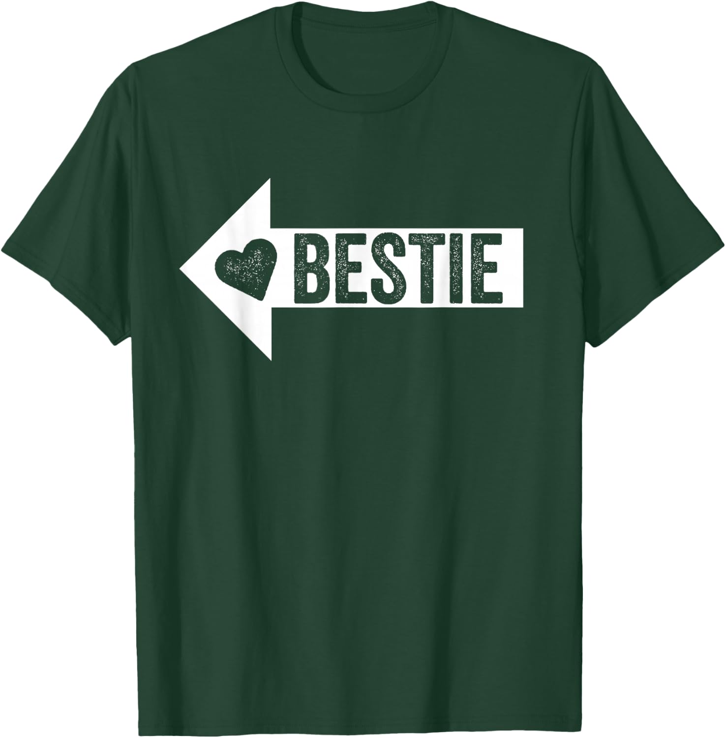 Arrow Pointing BFF Best Friend Bestie Matching T-Shirt - T-Shirt | Forest