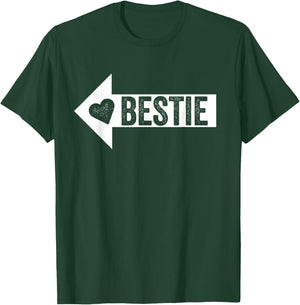 Arrow Pointing BFF Best Friend Bestie Matching T-Shirt - T-Shirt | Forest