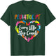 Cute Pediatric Physical Therapist Gifts Pediatric PT Every Little Step Counts Black T-Shirt - T-Shirt | Forest