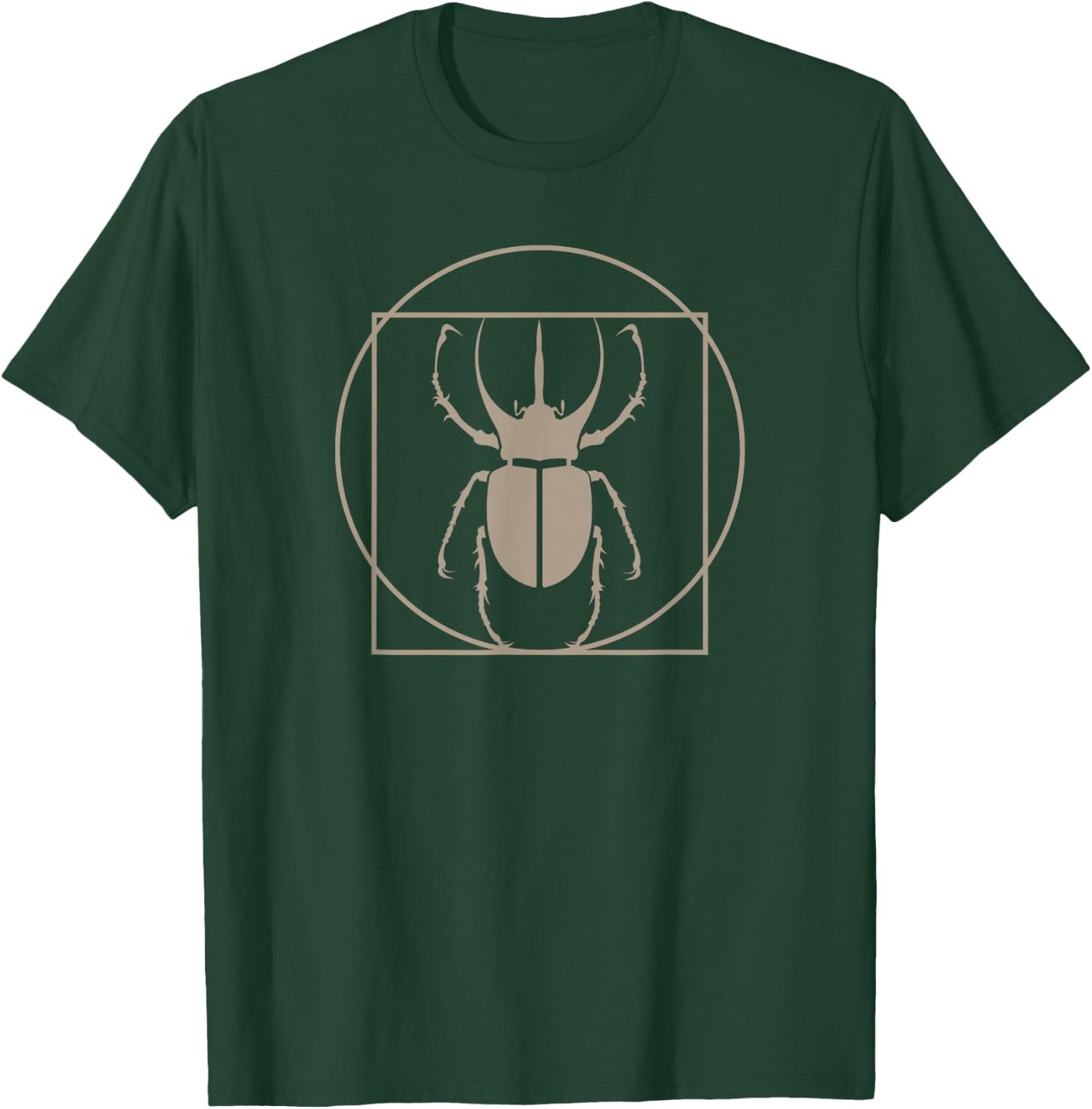 Entomology Bug, Beetle & Insect Entomologist Gift - Beetle T-Shirt - T-Shirt | Forest
