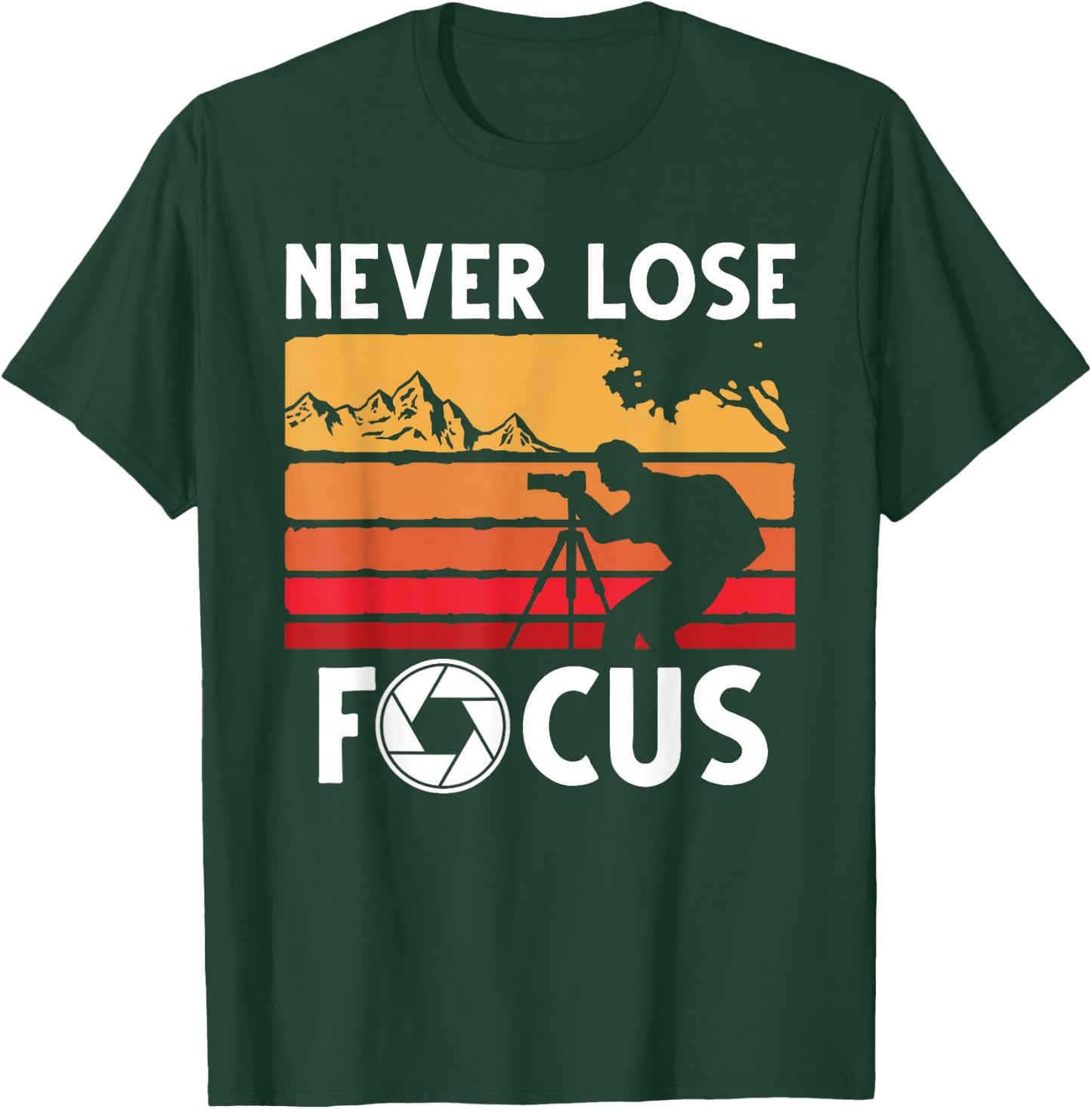 Cool Photography Art Women Photographer Camera Lover T-Shirt - T-Shirt | Forest