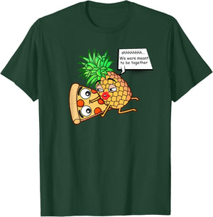 Funny Pineapple On Pizza T-Shirt - T-Shirt | Forest