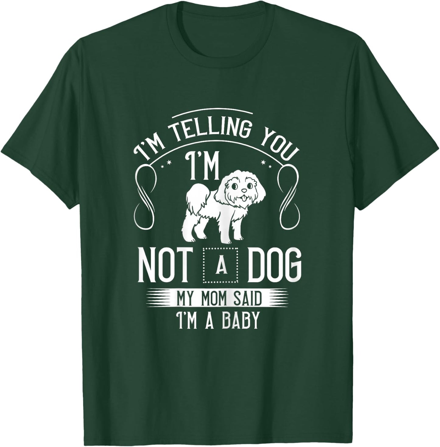 Shih Poo Dog Puppies Owner Lover T-Shirt - T-Shirt | Forest