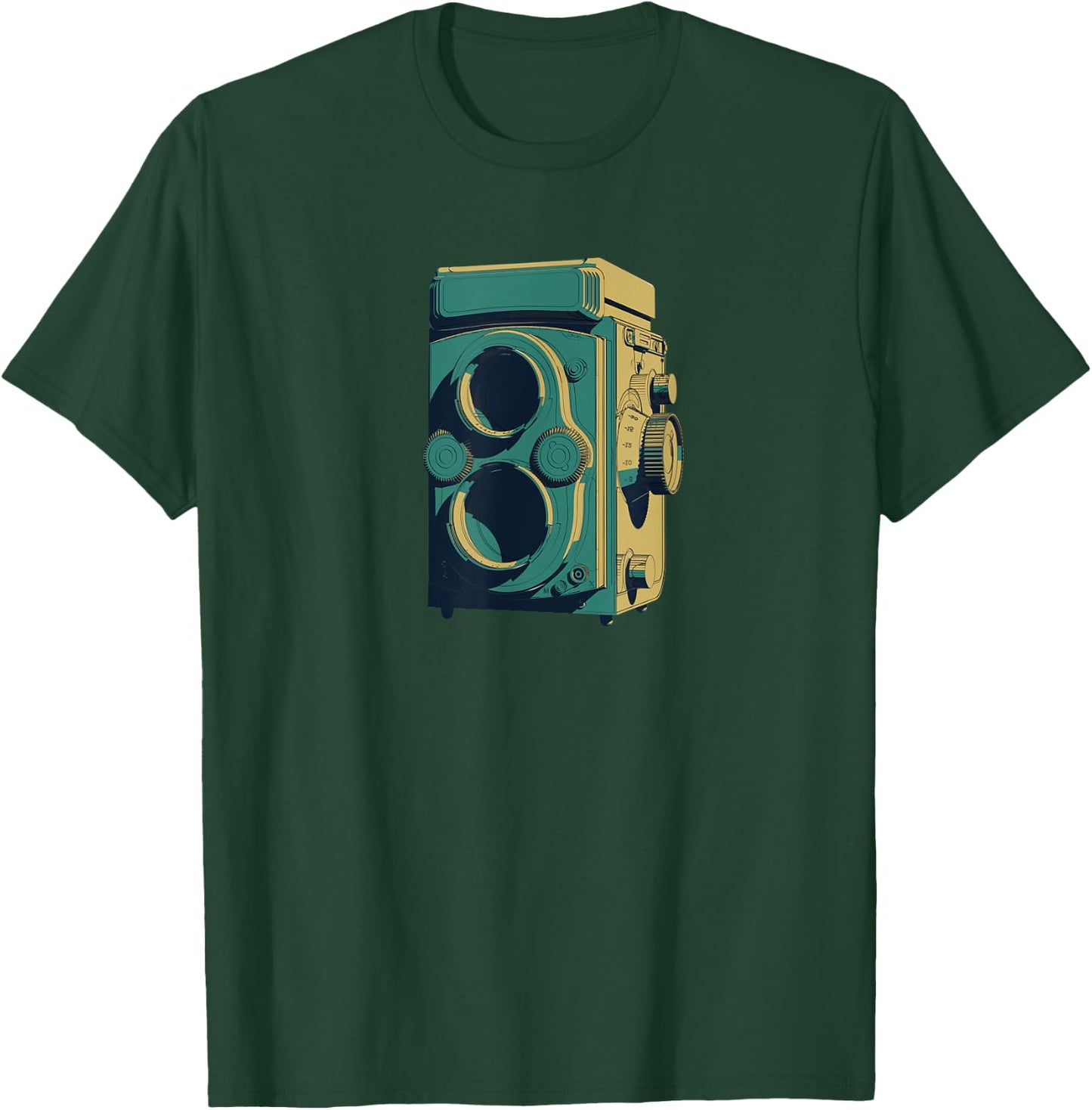 Vintage Medium Format Camera T-Shirt - T-Shirt | Forest