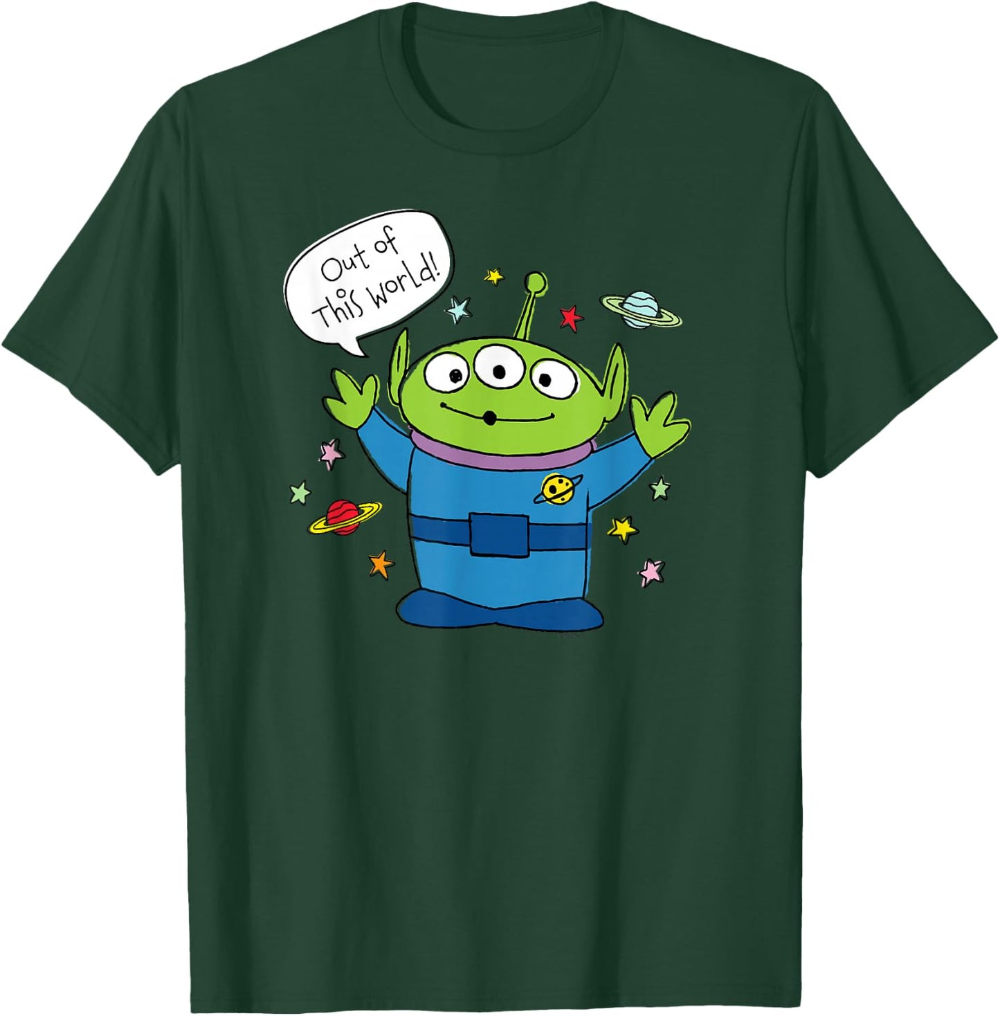 Disney PIXAR Toy Story Aliens Out of this World T-Shirt - T-Shirt | Forest