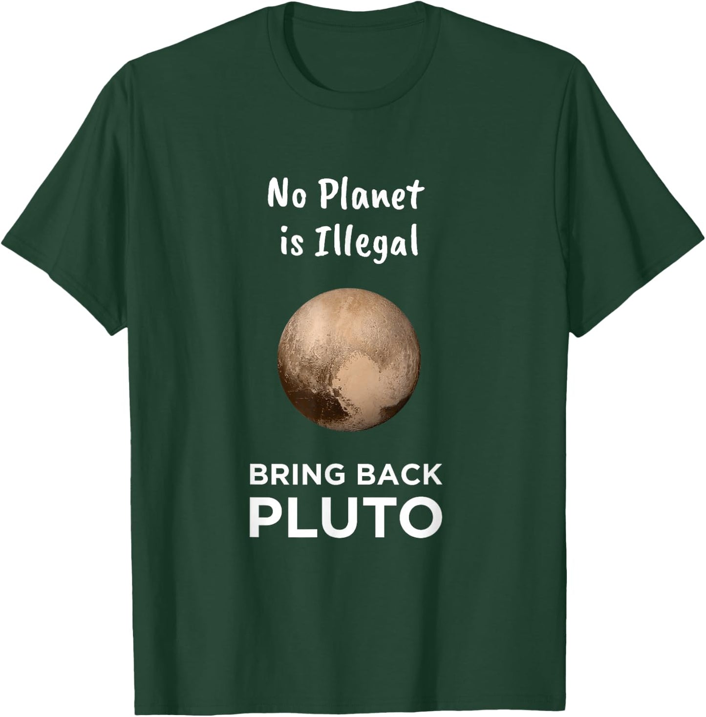 No Planet Is Illegal Bring Back Pluto Astronomer Kids T-Shirt - T-Shirt | Forest