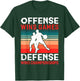 Offense Wins Games Defense Wins Championships Basketball T-Shirt - T-Shirt | Forest
