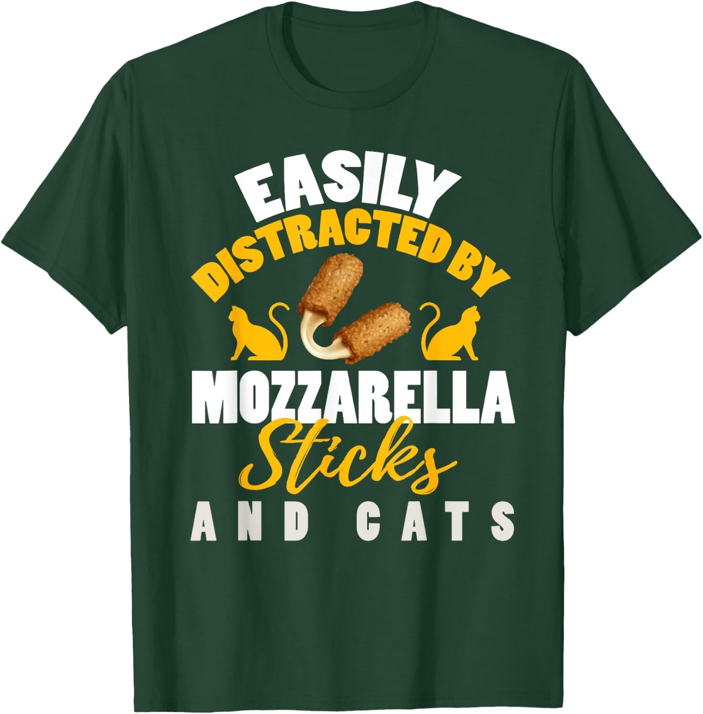 Mozzarella Sticks Shirt Funny Cat Lover Mozzarella Sticks T-Shirt - T-Shirt | Forest