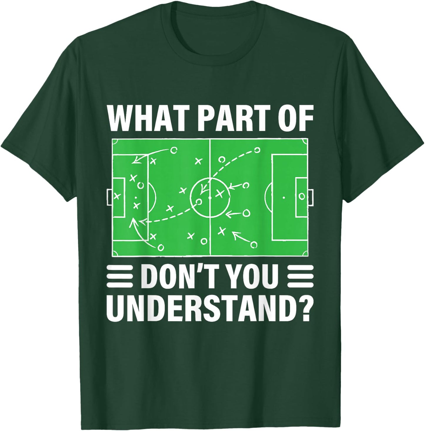 Funny What Part Of Soccer Don't You Understand Soccer Coach T-Shirt - T-Shirt | Forest