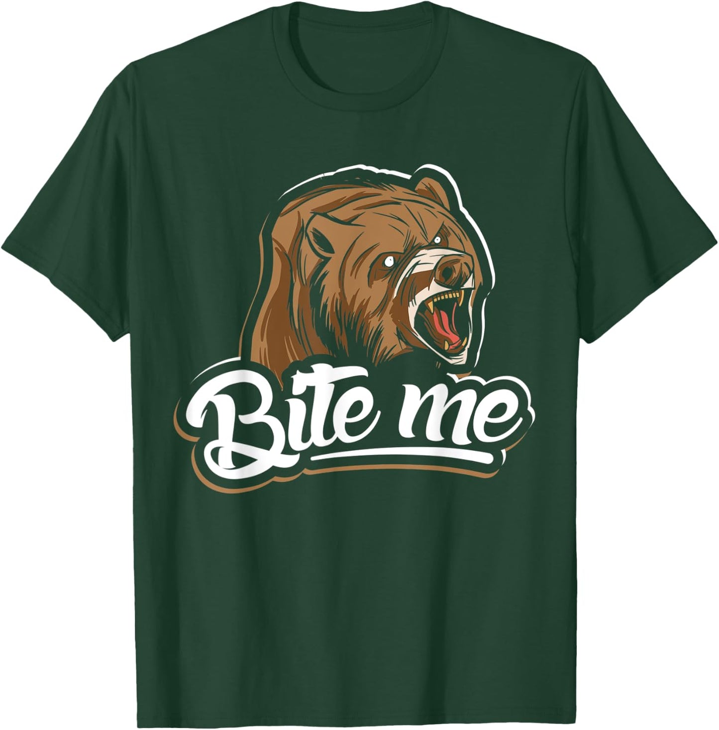 Bite me design bear lover and bear T-Shirt - T-Shirt | Forest