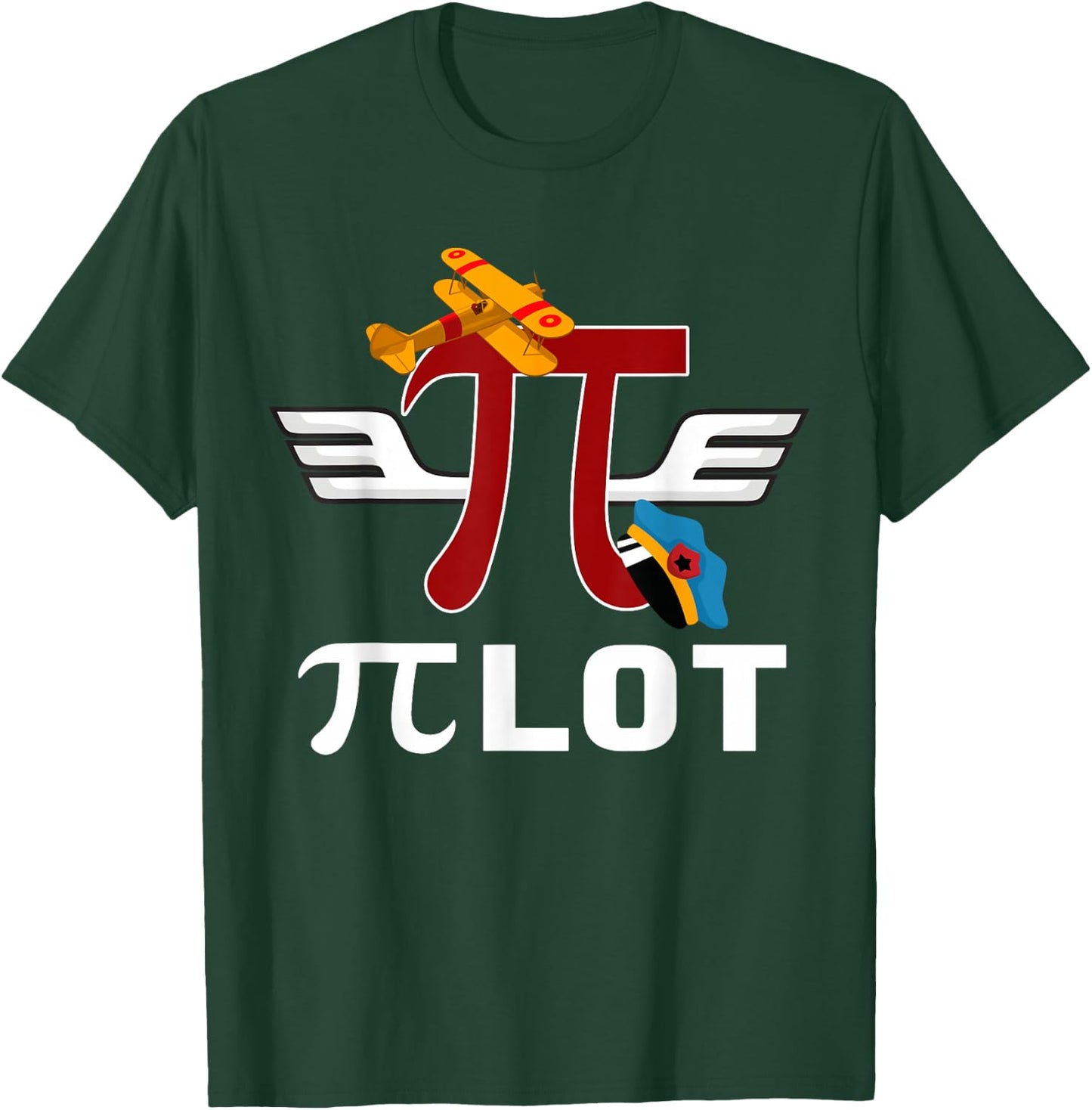 PiLot - Pi Day Shirt For Kids | Happy Pi Day 3.14 Gift Shirt T-Shirt - T-Shirt | Forest