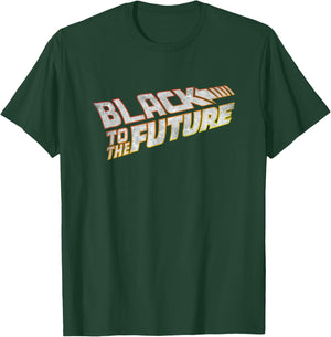 Black To The Future Funny Afrofuturism Shirt T-Shirt - T-Shirt | Forest