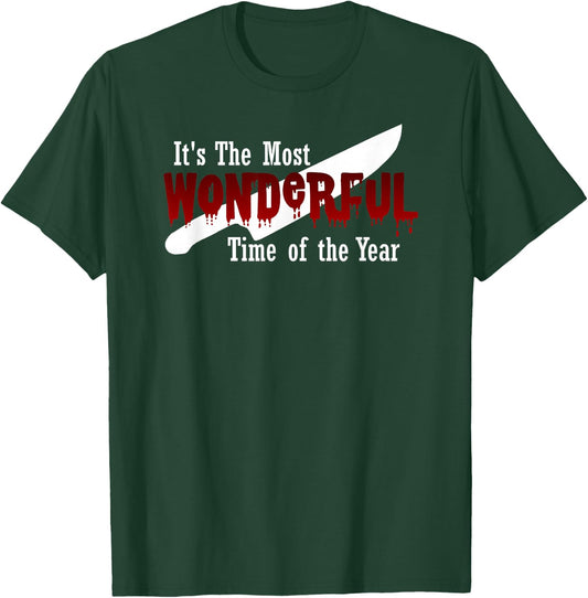 The Most Wonderful TIME of The Year Funny Halloween Graphic T-Shirt - T-Shirt | Forest