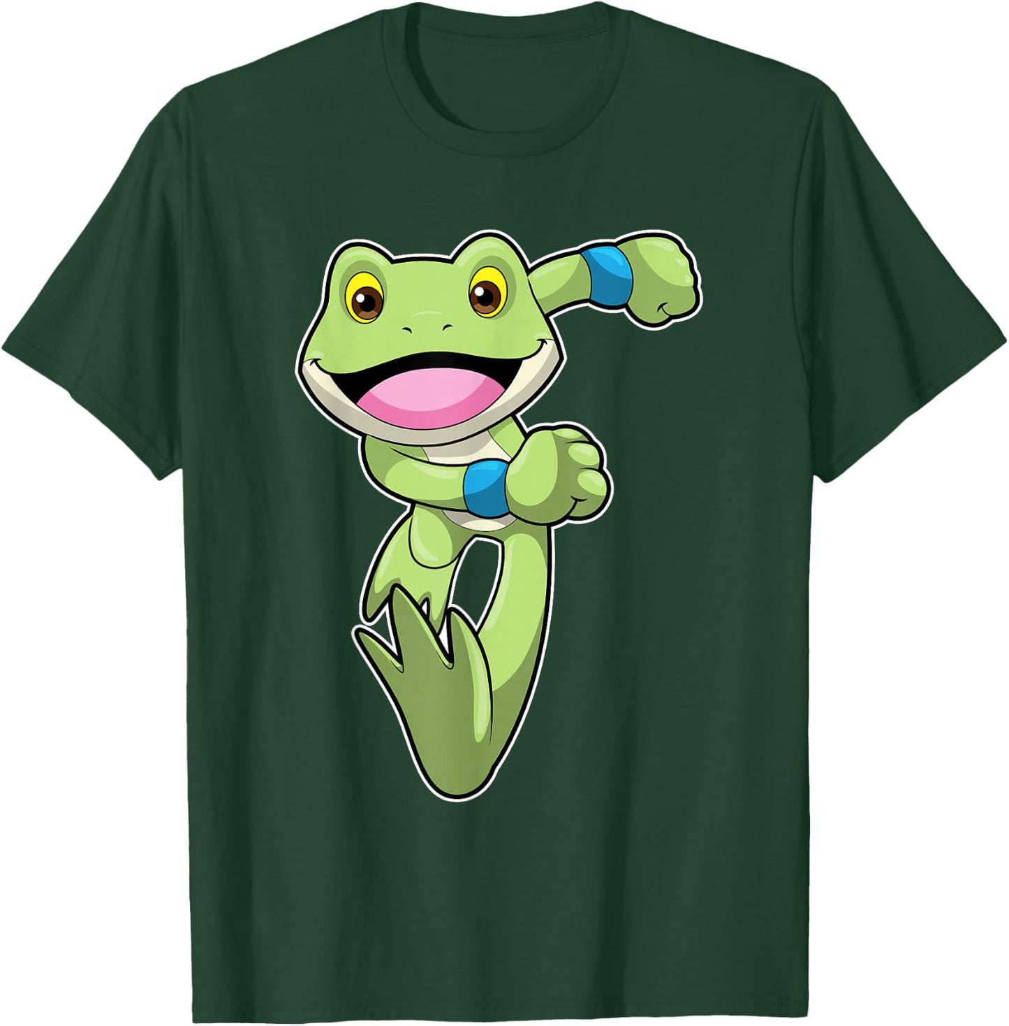 Frog Runner Running Sports T-Shirt - T-Shirt | Forest